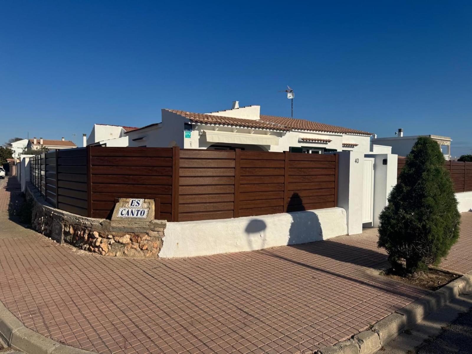 Es Canto Cala Blanca (Menorca) Exterior foto